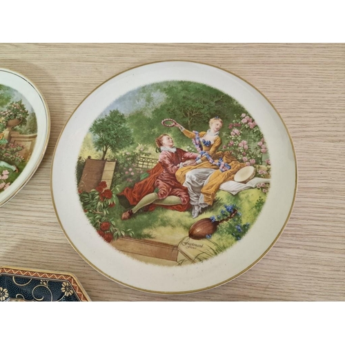 198 - Collection of Decorative, Collectable Wall Plates; 2 x 'Constantia' with Victorian Couple Scene, 2 x... 