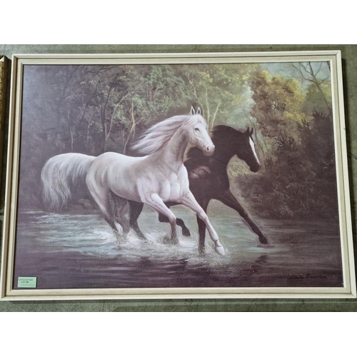 229 - Collection of 5 x Assorted Framed Pictures / Prints & Paintings of Horses, (Largest Approx. 73 x 53c... 