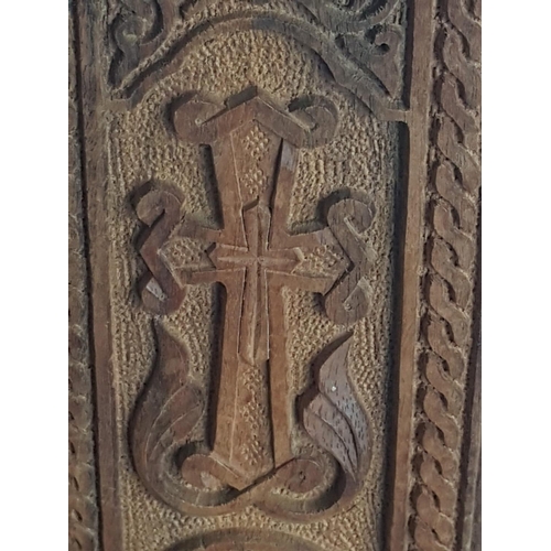 230 - Wooden Religious Sculpture (11.5 x 25.5cm) 