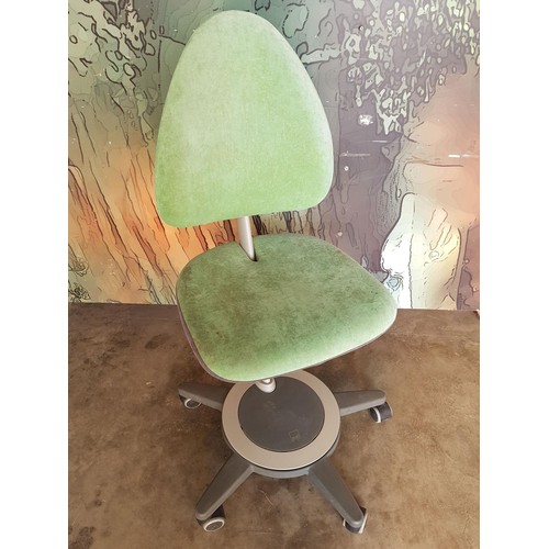 249 - Moll Maximo Study Chair / Swivel Chair on Wheels (A/F, Need Repair)