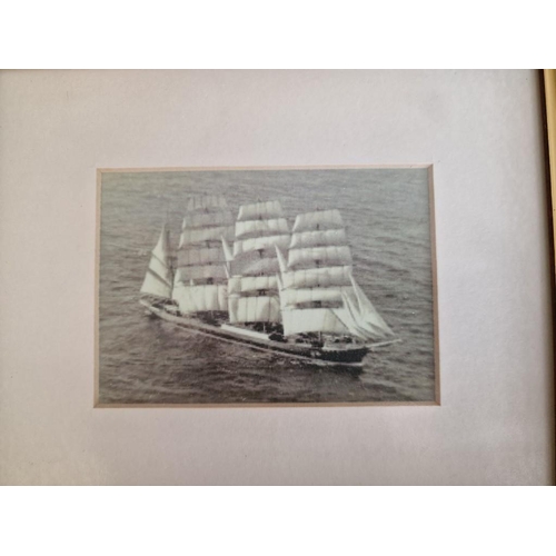 250 - Collection of 6 x Mounted & Framed Black & White Photos or Prints of Vintage / Early Boats or Ships,... 