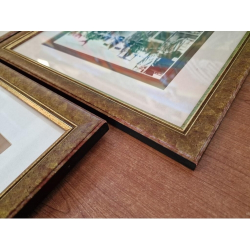 251 - 4 x Prints in Matching Frames, of Oriental Ladies and City Scenes, (Largest Approx. 34 x 29cm), (4)