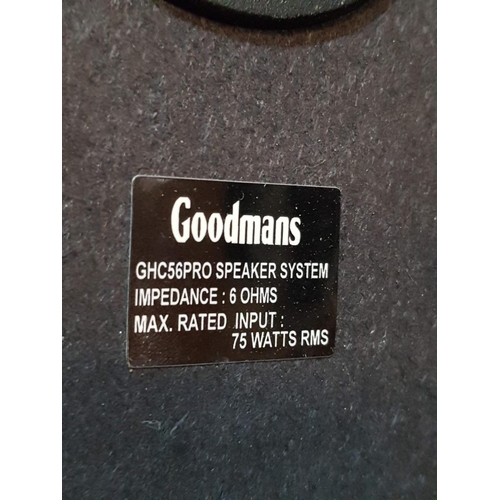 279 - Goodman's Speaker System Woofer and 5 x Small Speakers (Un-Tested, No Wires)