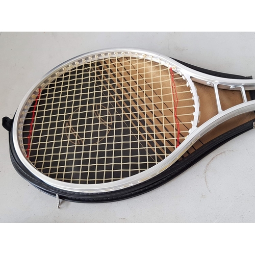 282 - 2 x Retro Style Tennis Racquets with Covers