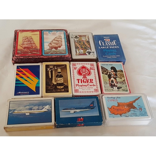 289 - Collection of Collectable Playing Cards (10)