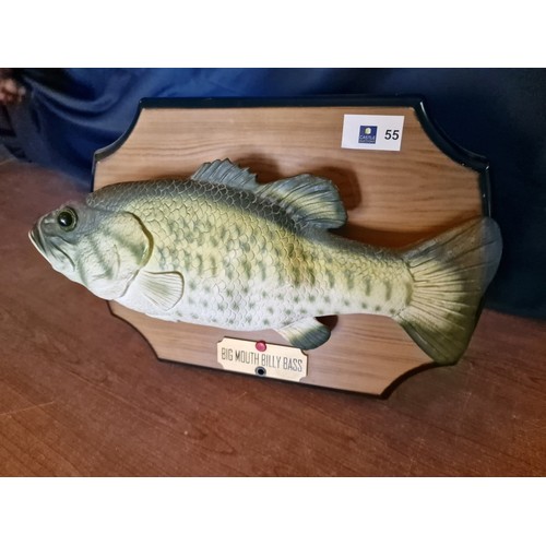 55 - 'Big Mouth Billy Bass' Musical / Singing Fish Ornament