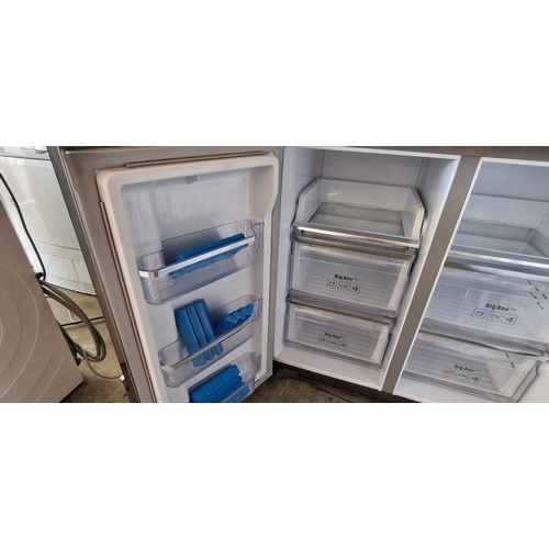 2 - Samsung American Style Fridge Freezer, Stainless Steel / Silver Colour, with Ice & Water Dispenser, ... 