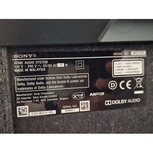 146 - Sony Home Audio System (Model: MHC-V72D), 550w, 360° Long Distance Sound with JET Bass Booster and 
... 
