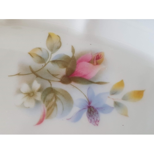 23 - Royal Albert Bone China  Oval Dish with Wild Roses Pattern (25.5cm x 15cm)