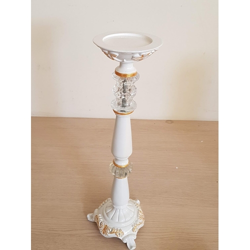 49 - Classic Candle stick with Decorative Candle and 