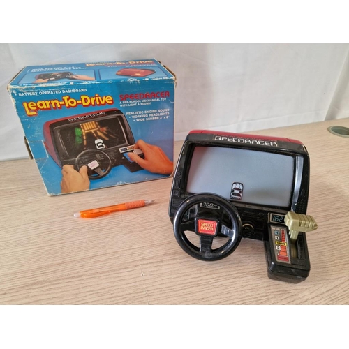 Learn-To-Drive' SpeedRacer Mechanical Toy, Circa 1987 by Creative