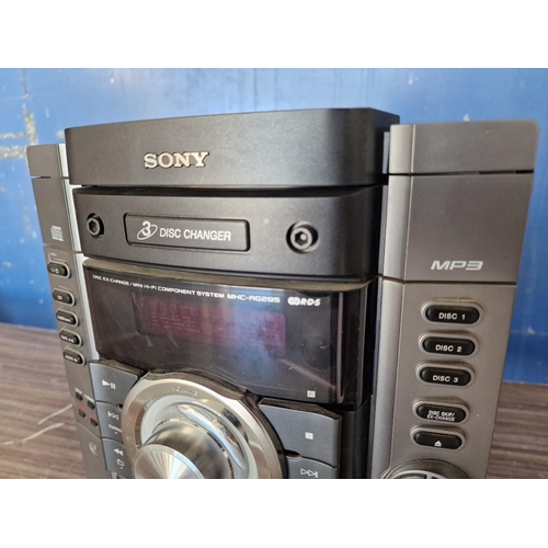 Sony Mini Hi-Fi Component System, (Model: HCD-RG295) with 3