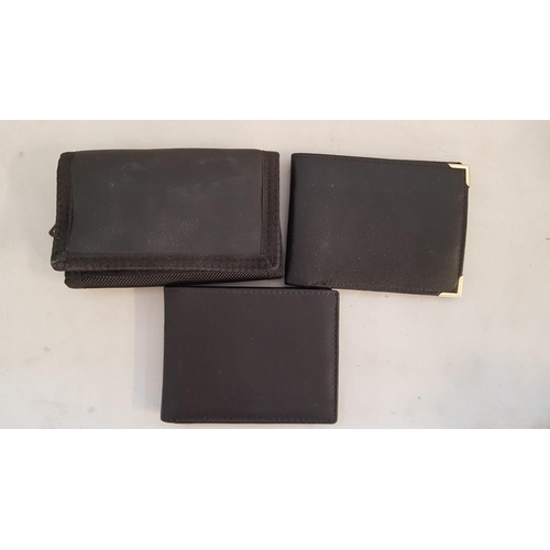 172 - Various of Black Men's Wallet (5pcs)