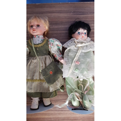 189 - Collection of 8 x Different Porcelain Dolls (A/F)