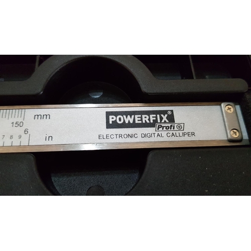 56 - Powerfix Digital Calliper for Taking In / Out and Depth Measurements