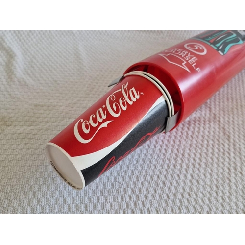 162 - Coca Cola Wall Mounted Cup Dispenser, (Approx. H: 40cm) with 2 x Cups, (Circa 2002)