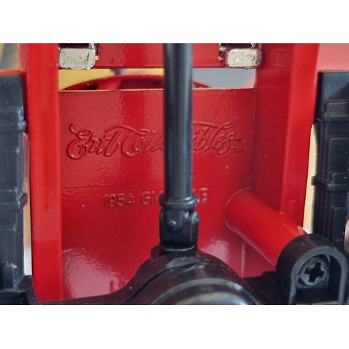 163 - 1/25 Scale Die Cast Model of Coca Cola Tractor-Trailer (Model: H852, Yellow 1954 GMC 950 Diesel) in ... 