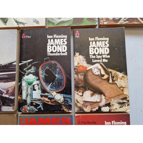 3 - Collection of 13 x Vintage Ian Fleming James Bond Books, by Pan Books Ltd, London, Circa 1960's, (se... 