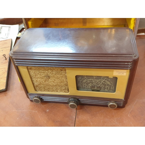 129 - Vintage Radio,  'Paillard A.G. St. 433 Radio' with Serial / ID -325501