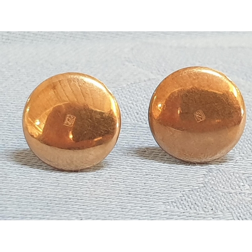 167 - 9ct Gold Men's Shirt Studs (5), Total Weight 5.3gr. 

* Tested with XRF Metal Analyser *