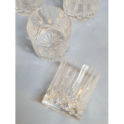 221 - Crystal Whiskey Set; Whiskey Decanter with Stopper Set of 6 x Whisky Glasses and 