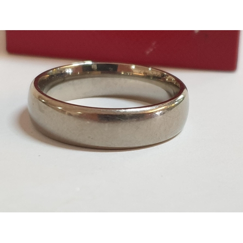 228 - Titanium Wedding Band, Size V