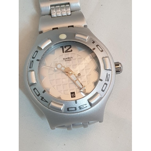 Swatch irony scuba 200 hotsell stainless steel