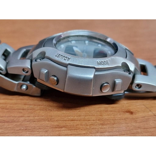 110 - Casio G-shock Titanium Wrist Watch, (Model: MRG-130T) on Bracelet Strap, * Running When Lotted *