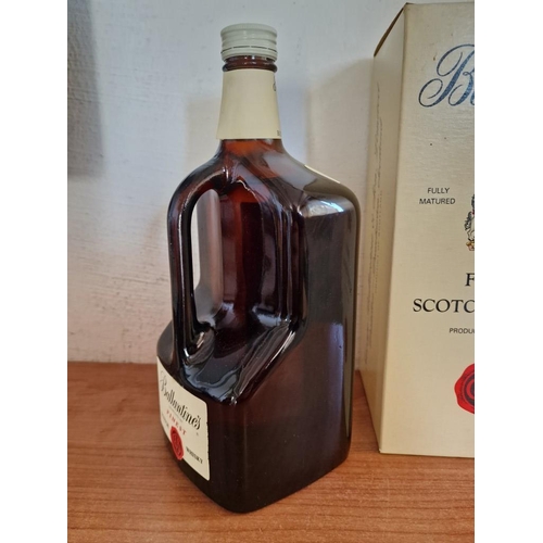 838 - Ballantine's Finest Scotch Whisky, 2 Ltr Jug Bottle, Circa 1970's with Original Box