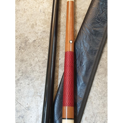 840 - 2 x Riley Snooker / Pool Cues (One with Cover)