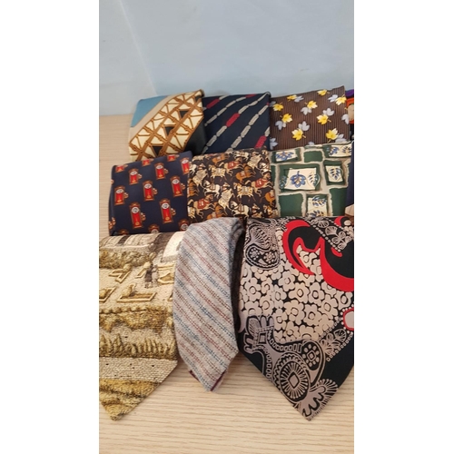 100 - Approx 30 x Ties in Different Style, Material, Brand and Pattern