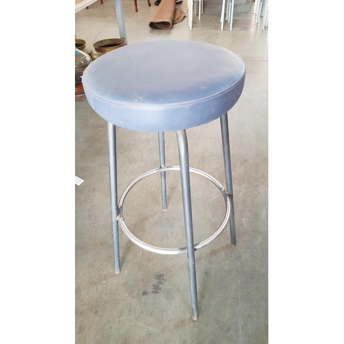 86 - Retro School Chair with 1 x Stool