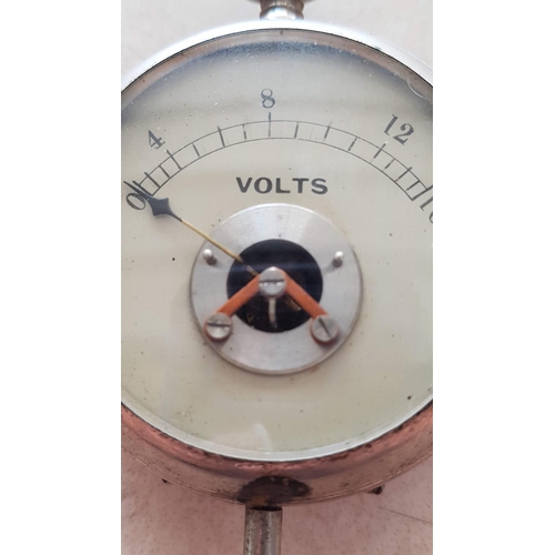 123 - Antique Pocket Voltmeter (Circa 1930), (A/F, Un-Tested)