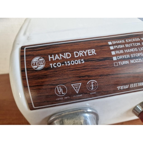 140 - Electric Wall Mounted 'Tew' Hand Dryer, (Model: TCO-1500ES), Made in Taiwan
