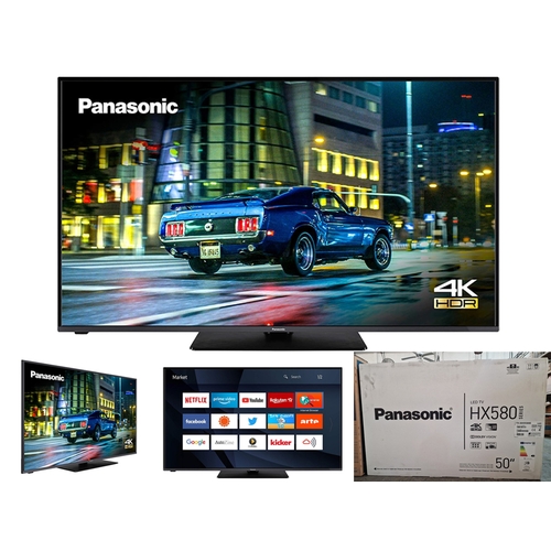 6B - Panasonic 50'' LED Smart TV (4K HDR, HX580 Series), (Model: TX-50HX580E)

** Stock Clearance / Never... 