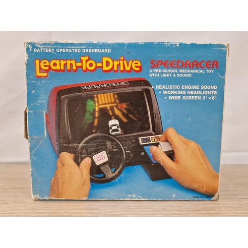 Learn-To-Drive' SpeedRacer Mechanical Toy, Circa 1987 by Creative