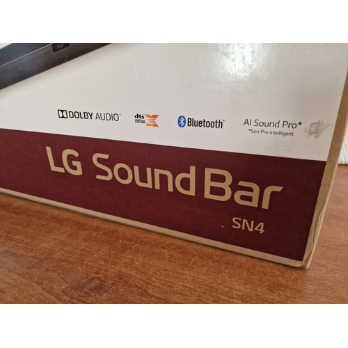 104 - LG 'SN4' Sound Bar with Wireless Subwoofer, (300W, Dolby Audio, HDMI, Bluetooth, DTS Virtual:X and A... 