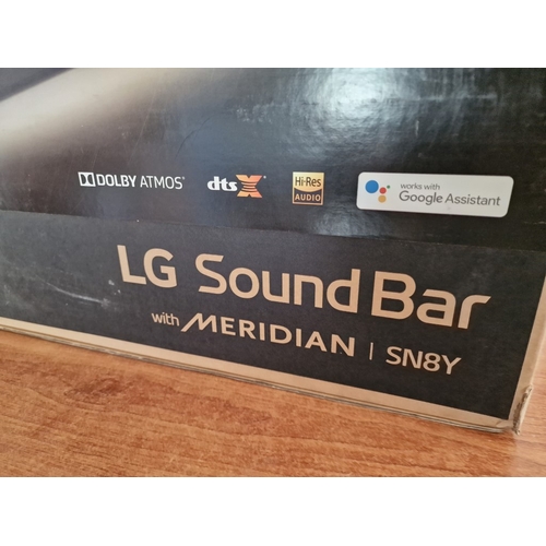 105 - LG Sound Bar with Meridian, Dolby Atmos, (Model: SN8Y), 440w RMS

** Stock Clearance / Never Used, S... 