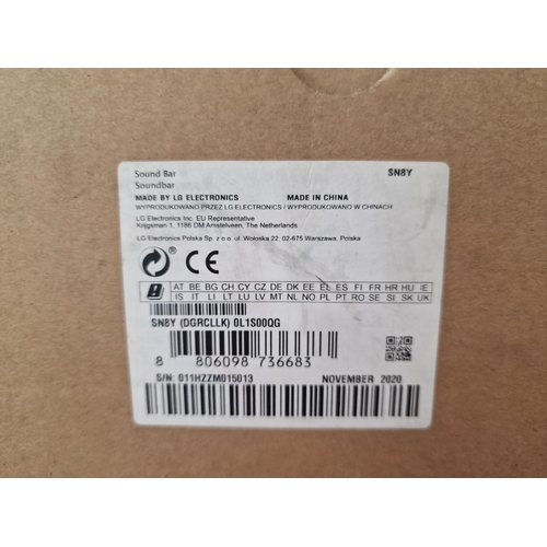 105 - LG Sound Bar with Meridian, Dolby Atmos, (Model: SN8Y), 440w RMS

** Stock Clearance / Never Used, S... 