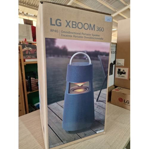 106 - LG 'XBOOM 360 RP4' Omnidirectional 360˚Sound Portable Wireless Bluetooth Speaker with Mood Lighting,... 