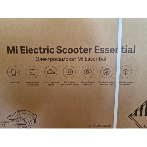 64 - Xiaomi Mi Electric Scooter, Model: Essential. LED Display, 3-Speed, Smart Phone Enabled, etc, Max Sp... 