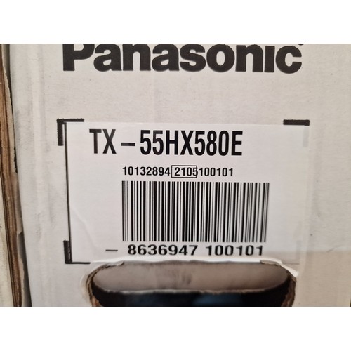 100A - Panasonic 55'' LED Smart TV (4K HDR, HX580 Series), (Model: TX-55HX580E)

** Stock Clearance / Never... 
