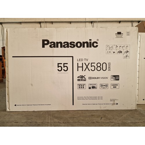 100B - Panasonic 55'' LED Smart TV (4K HDR, HX580 Series), (Model: TX-55HX580E)

** Stock Clearance / Never... 