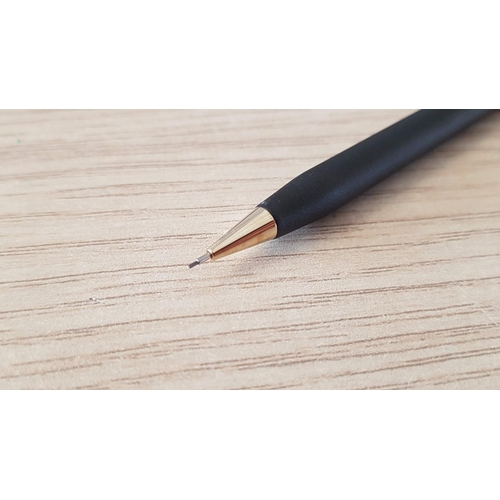 772 - Cross Propelling Pencil, Twist Movement, Black Graphite Effect with Gold Tone Clip, etc, Together wi... 