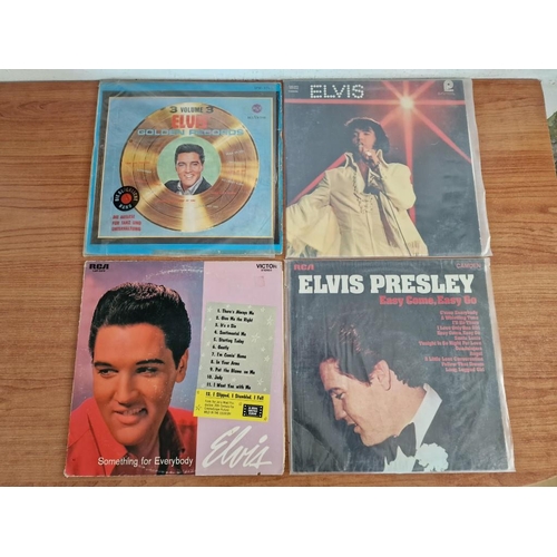 765A - Collection of 4 x Elvis Presley LP Vinyl Records; Something for Everybody, Easy Come Easy Go, Elvis ... 