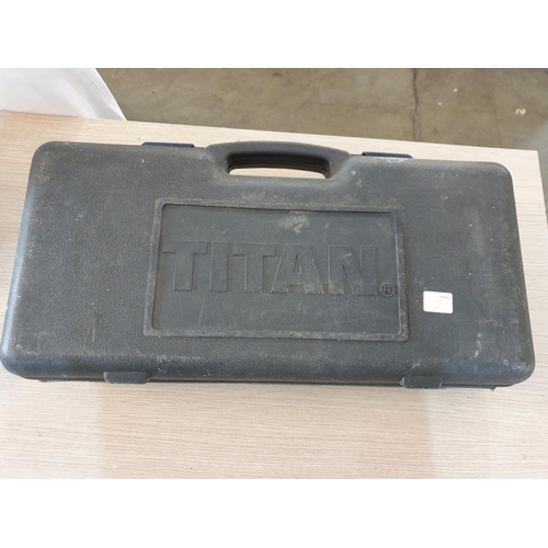 113 - Titan 750 Watt All Purpose Saw in Case *Basic Test and Working*