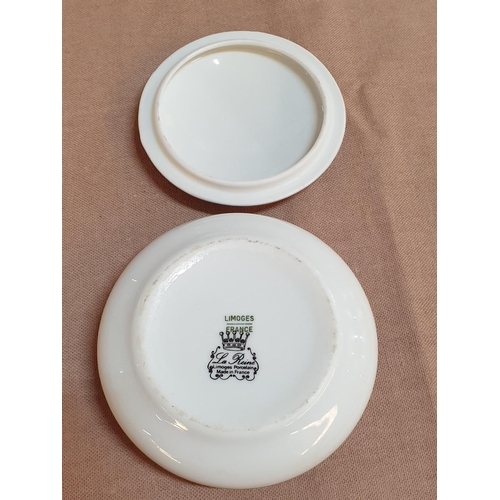 72 - 8 x Limoges of France Porcelain Pieces inc; Jug, Lidded Pot, and 2 x Other Odd Pieces of Limoge Porc... 