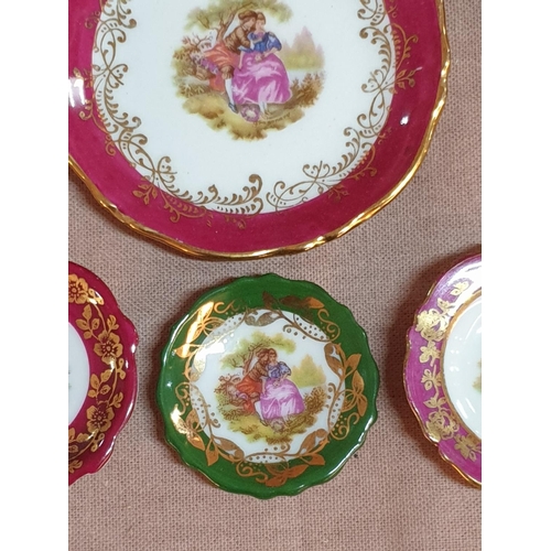 72 - 8 x Limoges of France Porcelain Pieces inc; Jug, Lidded Pot, and 2 x Other Odd Pieces of Limoge Porc... 
