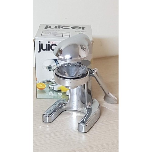 62 - Chrome Plated Manual Juicer