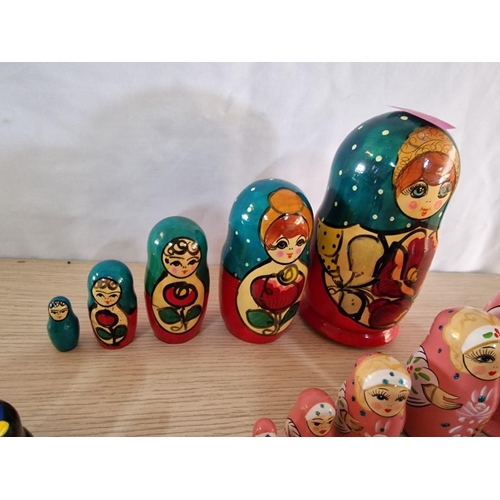 74 - Matryoshka Dolls by 5 -pcs, (Tallest;17cm - 8cm)